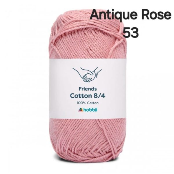 Fil Hobbii Friends 8/4/Antique Rose 52