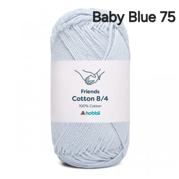 Fil Hobbii Friends 8/4/Baby Blue 75