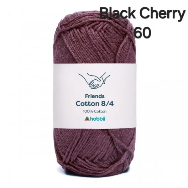 Fil Hobbii Friends 8/4/Black Cherry 60