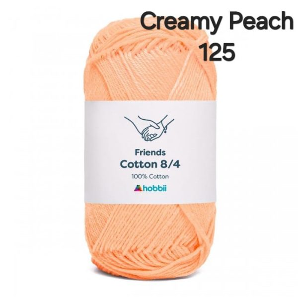Fil Hobbii Friends 8/4/Creamy Peach 125