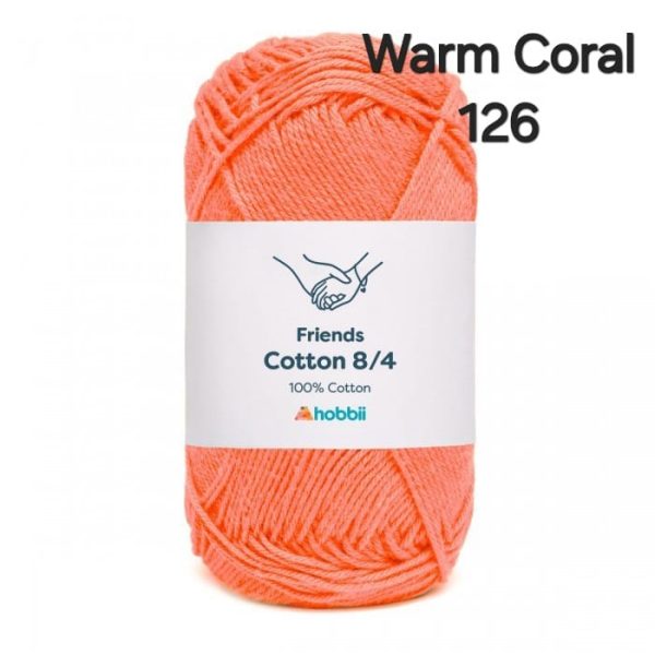 Fil Hobbii Friends 8/4/Warm Coral 126