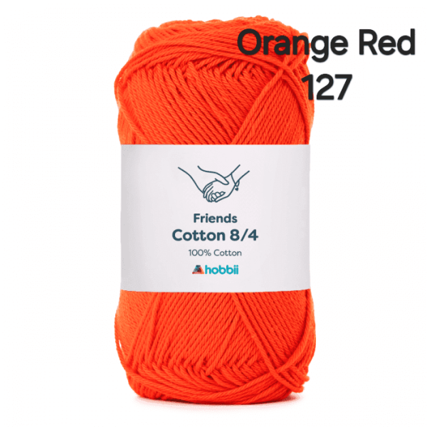 Fil Hobbii Friends 8/4/Orange Red 127