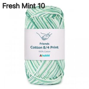 Fil Hobbii Friends Print  8/4/Fresh Mint 10