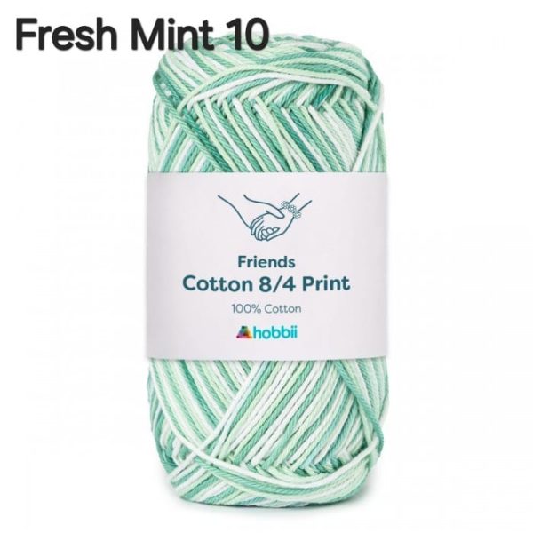 Fil Hobbii Friends Print  8/4/Fresh Mint 10