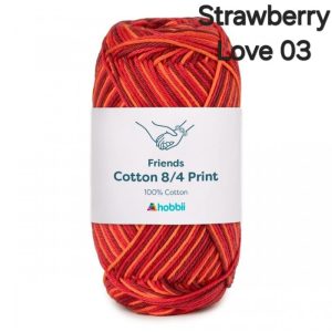 Fil Hobbii Friends Print  8/4/Strawberry Love 03