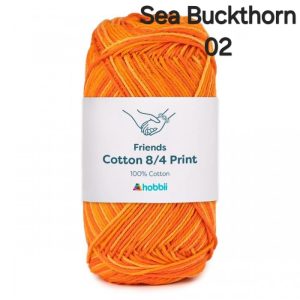Fil Hobbii Friends Print  8/4/Sea Buckthorn 02
