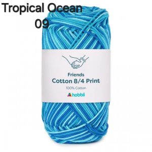 Fil Hobbii Friends Print  8/4/Tropical Ocean 09