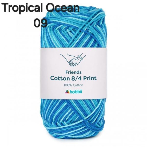 Fil Hobbii Friends Print  8/4/Tropical Ocean 09