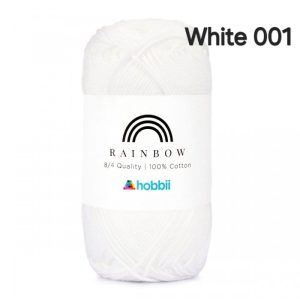 Fil Hobbii Rainbow  8/4/White 001