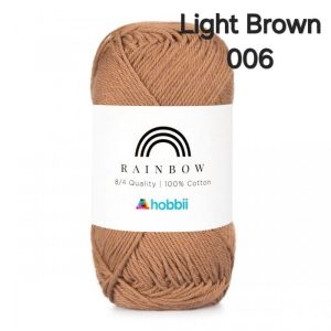 Fil Hobbii Rainbow  8/4/Light Brown 006