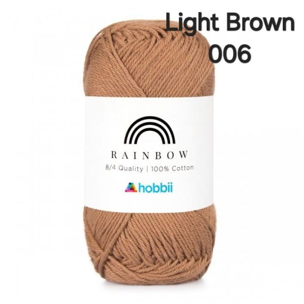 Fil Hobbii Rainbow  8/4/Light Brown 006