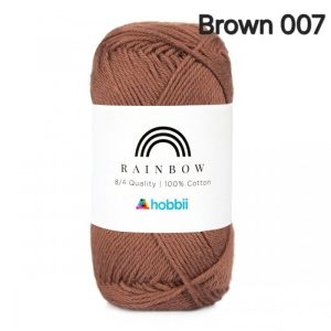Fil Hobbii Rainbow  8/4/Brown 007