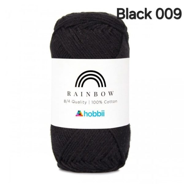 Fil Hobbii Rainbow  8/4/Black 009