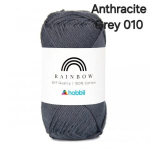 Fil Hobbii Rainbow  8/4/Anthracite Grey 010