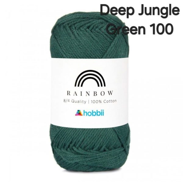 Fil Hobbii Rainbow  8/4/Deep Jungle Green 100