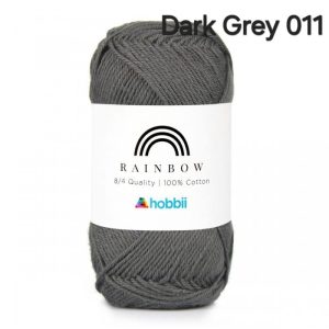 Fil Hobbii Rainbow  8/4/Dark Grey 011