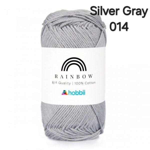 Fil Hobbii Rainbow  8/4/Silver Gray 014