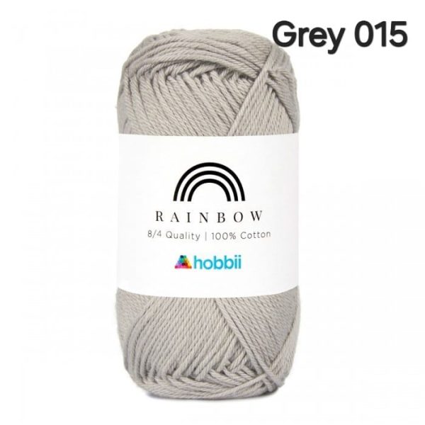 Fil Hobbii Rainbow  8/4/Grey 015