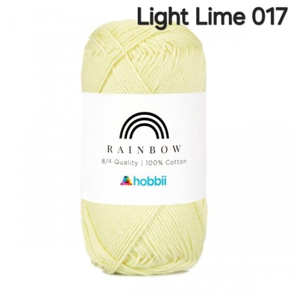 Fil Hobbii Rainbow  8/4/Light Lime 017