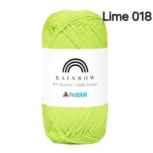 Fil Hobbii Rainbow  8/4/Lime 018