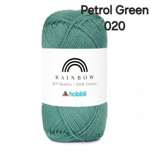 Fil Hobbii Rainbow  8/4/Petrol Green 020