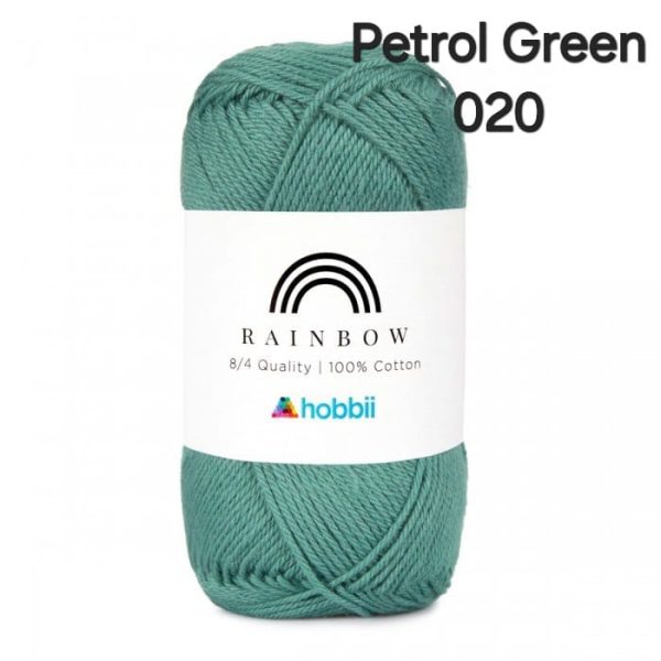 Fil Hobbii Rainbow  8/4/Petrol Green 020