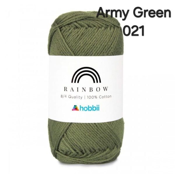Fil Hobbii Rainbow  8/4/Army Green 021