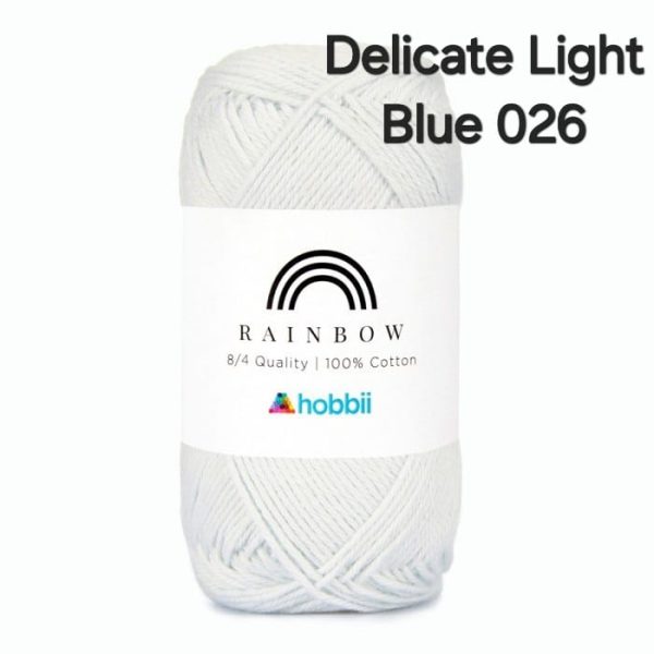 Fil Hobbii Rainbow  8/4/Delicate Light Blue 026