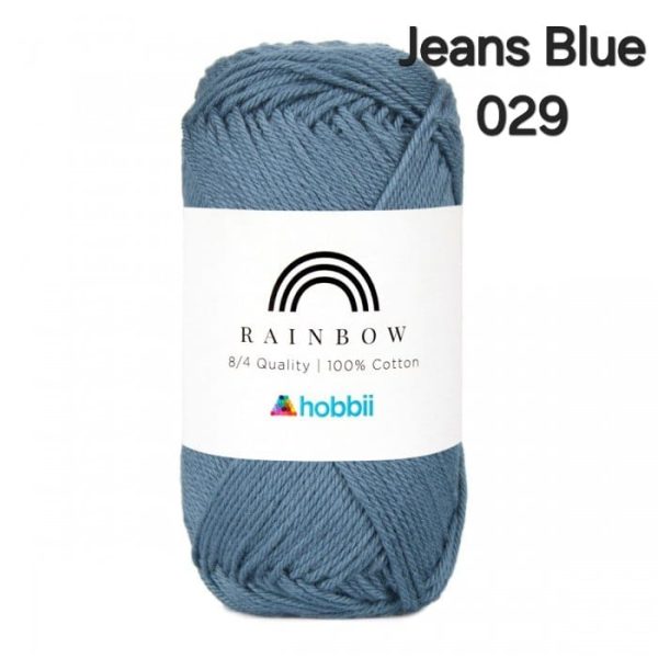 Fil Hobbii Rainbow  8/4/Jeans Blue 029