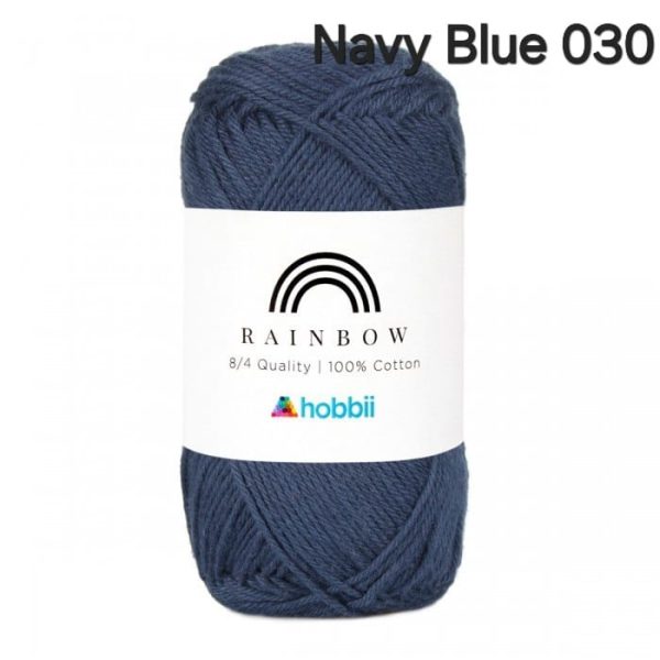 Fil Hobbii Rainbow  8/4/Navy Blue 030