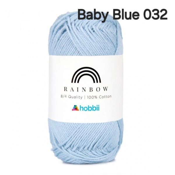 Fil Hobbii Rainbow  8/4/Baby Blue 032