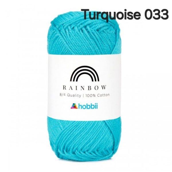 Fil Hobbii Rainbow  8/4/Turquoise 033