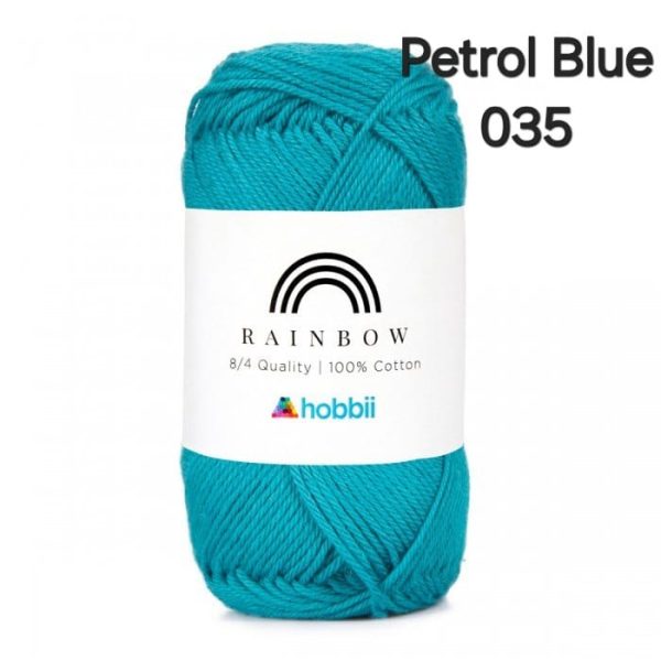 Fil Hobbii Rainbow  8/4/Petrol Blue 035