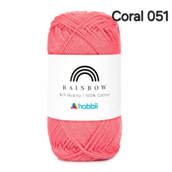 Fil Hobbii Rainbow  8/4/Coral 051