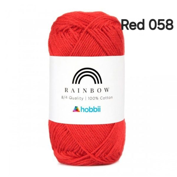 Fil Hobbii Rainbow  8/4/Red 058