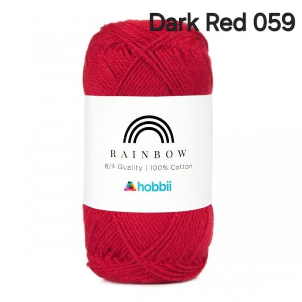 Fil Hobbii Rainbow  8/4/Dark Red 059