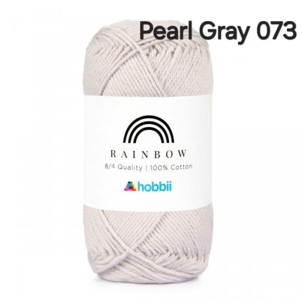 Fil Hobbii Rainbow  8/4/Pearl Gray 073