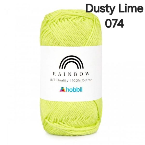 Fil Hobbii Rainbow  8/4/Dusty Lime 074
