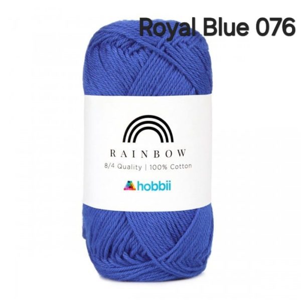 Fil Hobbii Rainbow  8/4/Royal Blue 076
