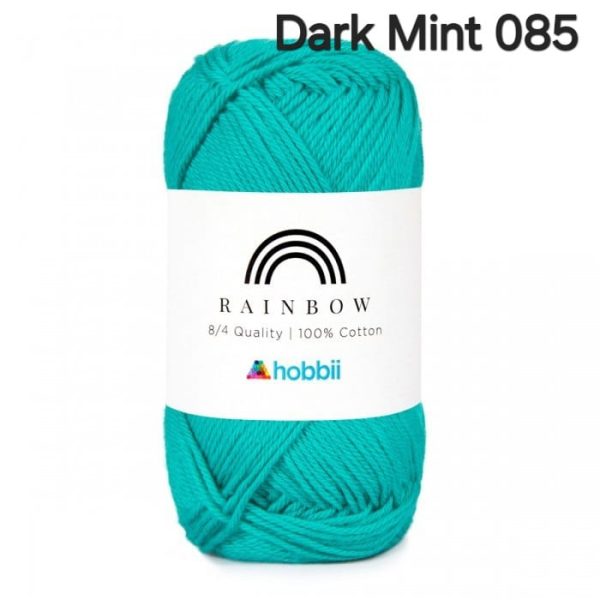 Fil Hobbii Rainbow  8/4/Dark Mint 085