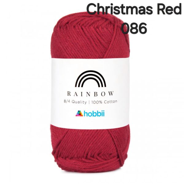 Fil Hobbii Rainbow  8/4/Christmas Red 086