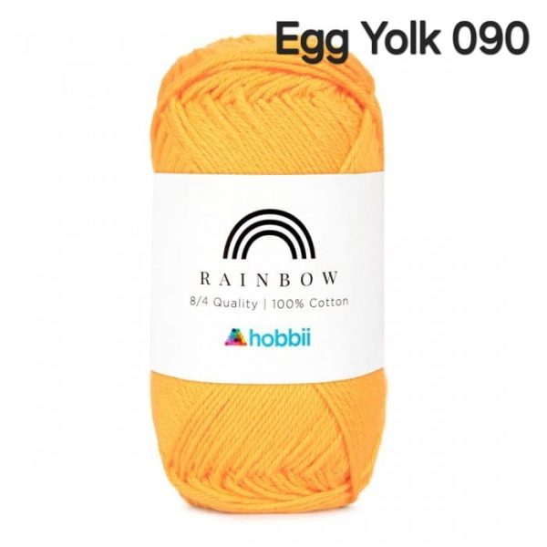 Fil Hobbii Rainbow  8/4/Egg Yolk 090