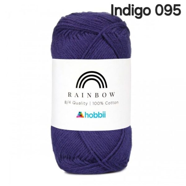 Fil Hobbii Rainbow  8/4/Indigo 095