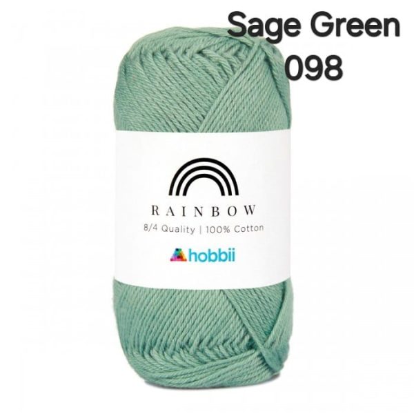 Fil Hobbii Rainbow  8/4/Sage Green 098