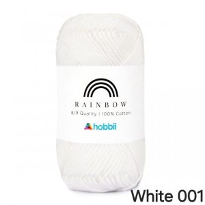 Fil Hobbii Rainbow 8/8/White 01