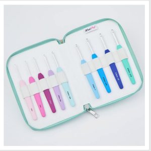 Set de crochets Knitpro: Deluxe couleur : 2.00 - 6.00 mm : x9